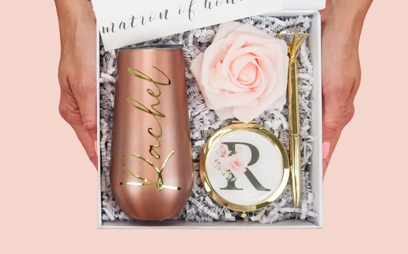 Blush Rose Will You Be My Bridesmaid Proposal Box Will You Be My Bridesmaid Gift Box Will You Be My Bridesmaid Box Maid of Honor Proposal 