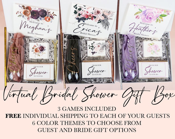 Virtual Bridal Shower Gift Box Gifts for Guests Bridal Shower Gifts