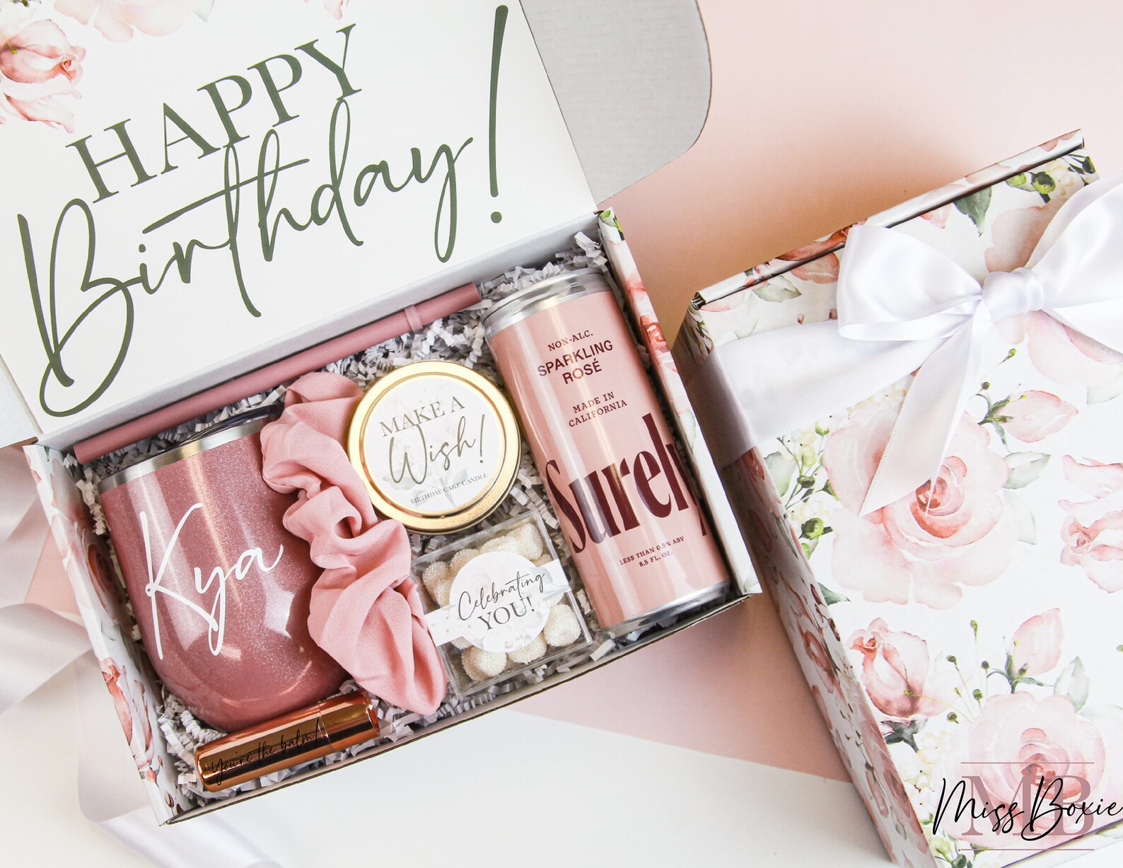 Happy Birthday Box Best Friend Birthday Gift Box Birthday Etsy