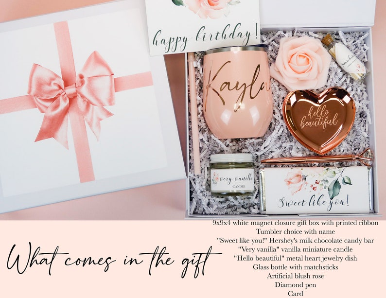 Birthday Gift Box Friend Gift Personalized Gift Idea Etsy
