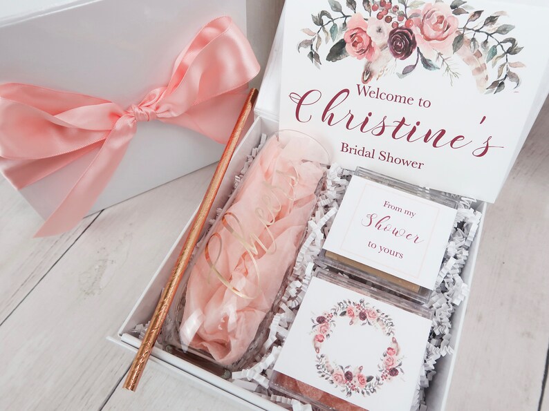 Virtual Bridal Shower Gift Box Gifts for Guests Bridal Shower Etsy