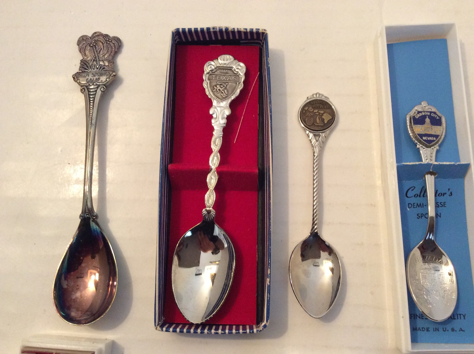 13 x Collectable Souvenir Spoons From The USA Etsy