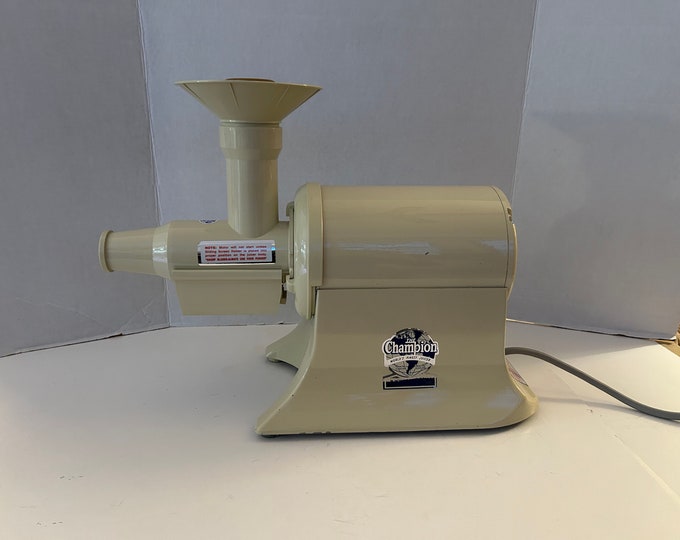 Like New THE CHAMPION JUICER Heavy Duty Juicer Model g5ng 853S Etsy