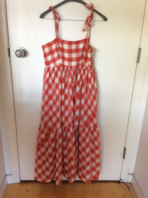 checkered sundress