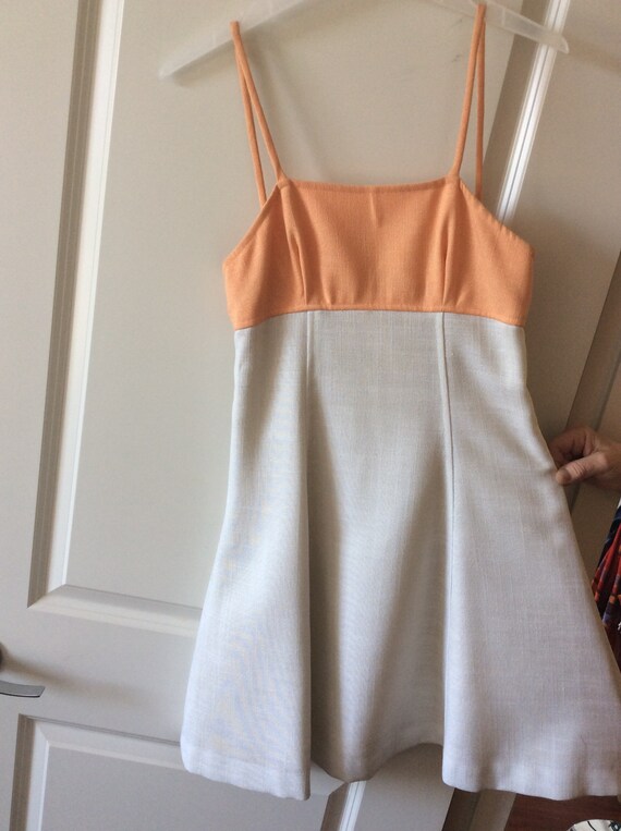 VINTAGE: 1960's John Meyer Linen & Lined Sundress