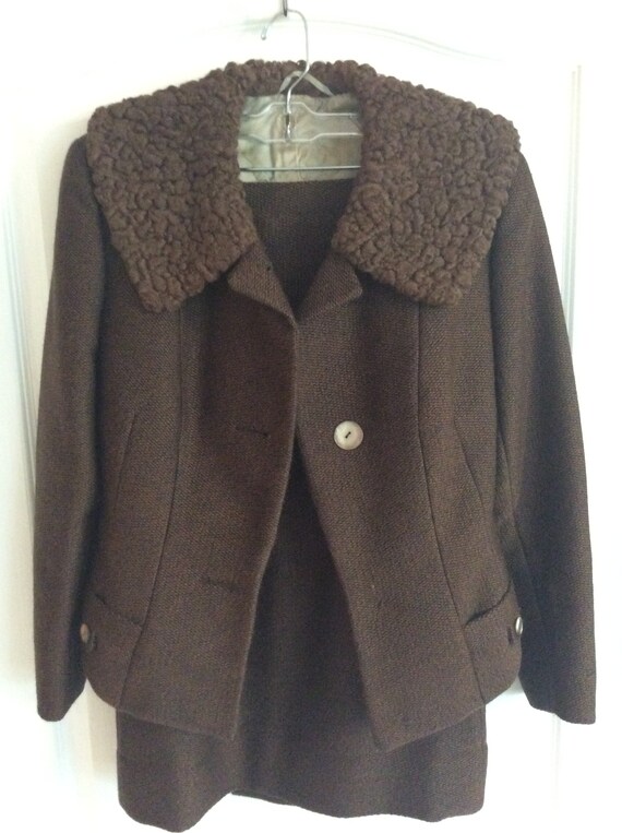 Rare Vintage 60’s Wool Skirt Suit