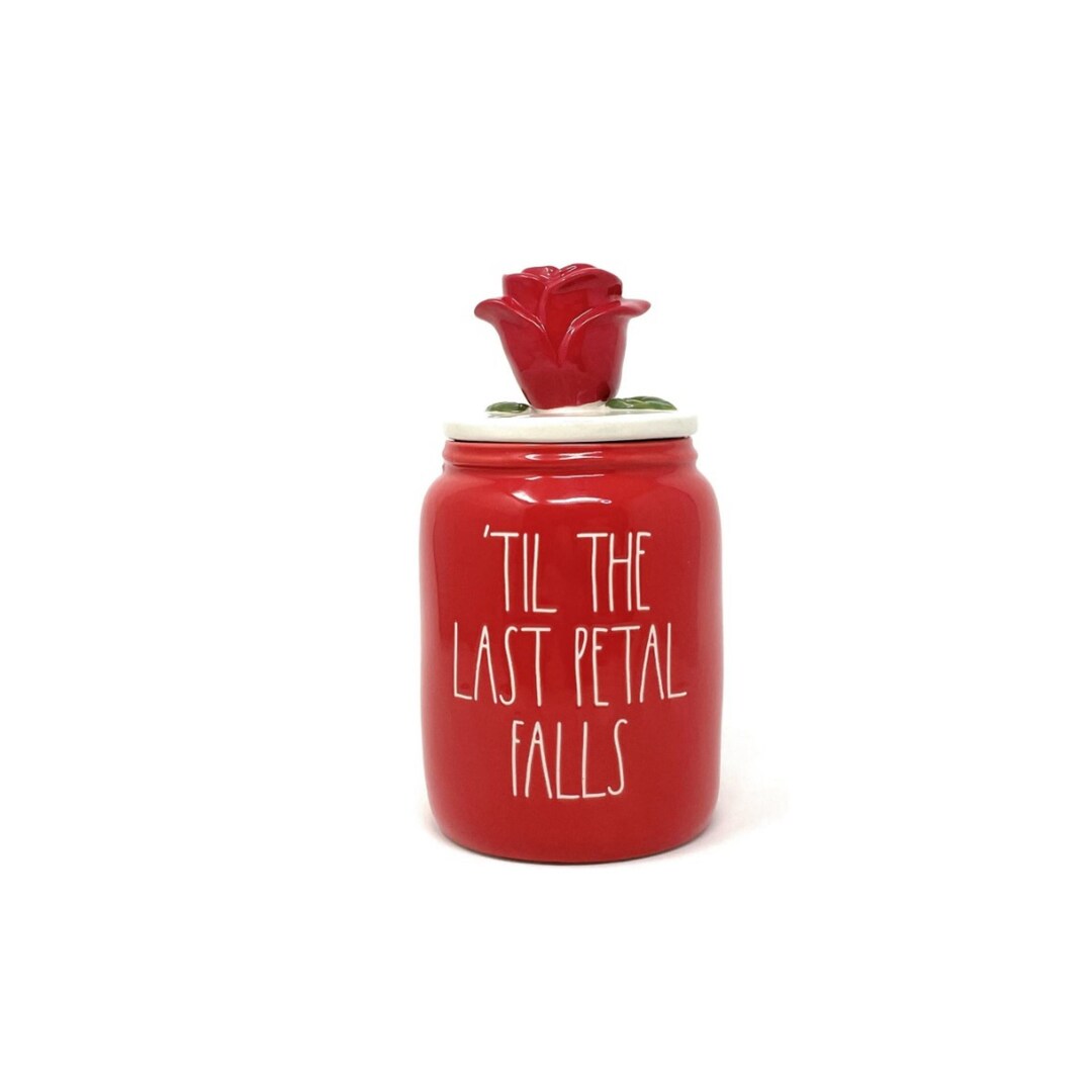 RAE DUNN Canister When the Last Petal Falls Princess Etsy