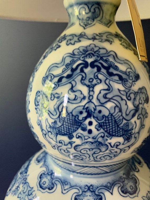 Ralph Lauren Vintage Inspired Zen Koi Fish Porcelain Blue Ralph Lauren Vintage Inspired Zen Koi Fish Porcelain Blue