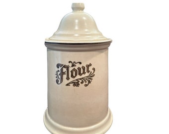 Pfaltzgraff Village Flour Canister, With Lid 3.5 Quart VINTAGE 1970’s