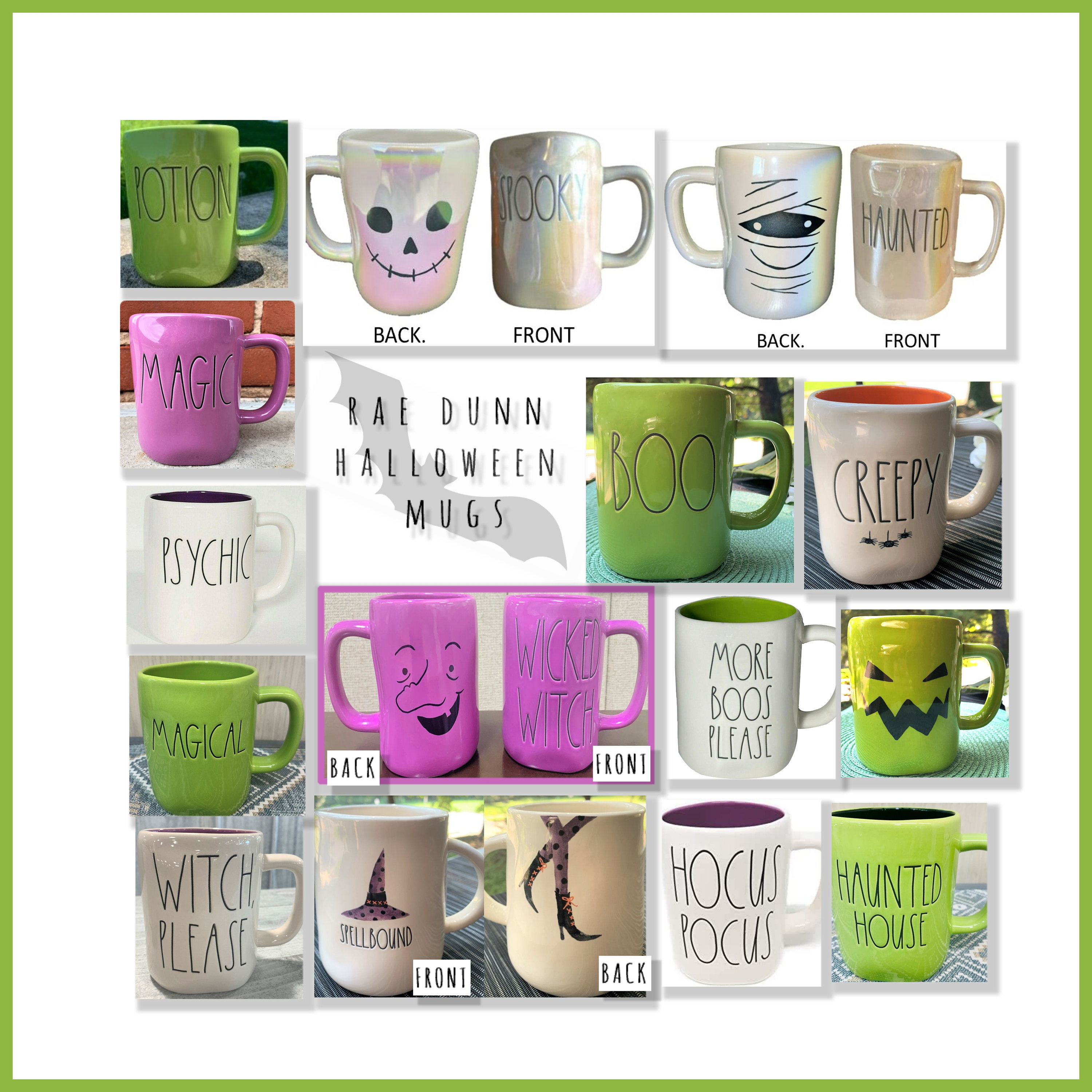 Rae Dunn Fall/Halloween Mugs Rae Dunn Fall/Halloween Mugs