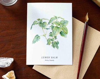 Lemon Balm Note Card