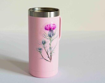 Thistle Sticker | Transparent Wildflower Decal