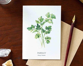 Parsley Note Card