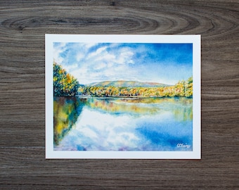 Cacapon Resort State Park | Watercolor Print | WV Landscape Print