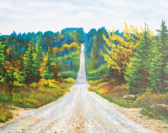 Dolly Sods Roadway | Unstretched Canvas Print | WV Landscape Print