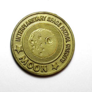 Interplanetary Space Patrol Credits Moon 10 Credits Token Space Patrol Show Ralston Cereal