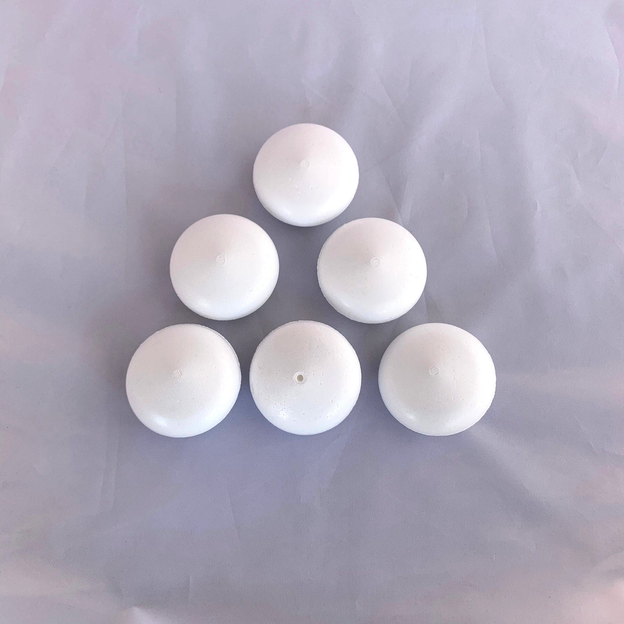 Round Oval Foam Discs 3 1/2 X 1 3/4, 3.5 Inches by 1.75 Inches Round Oval Smooth Discs, 9x4.5 Cm
