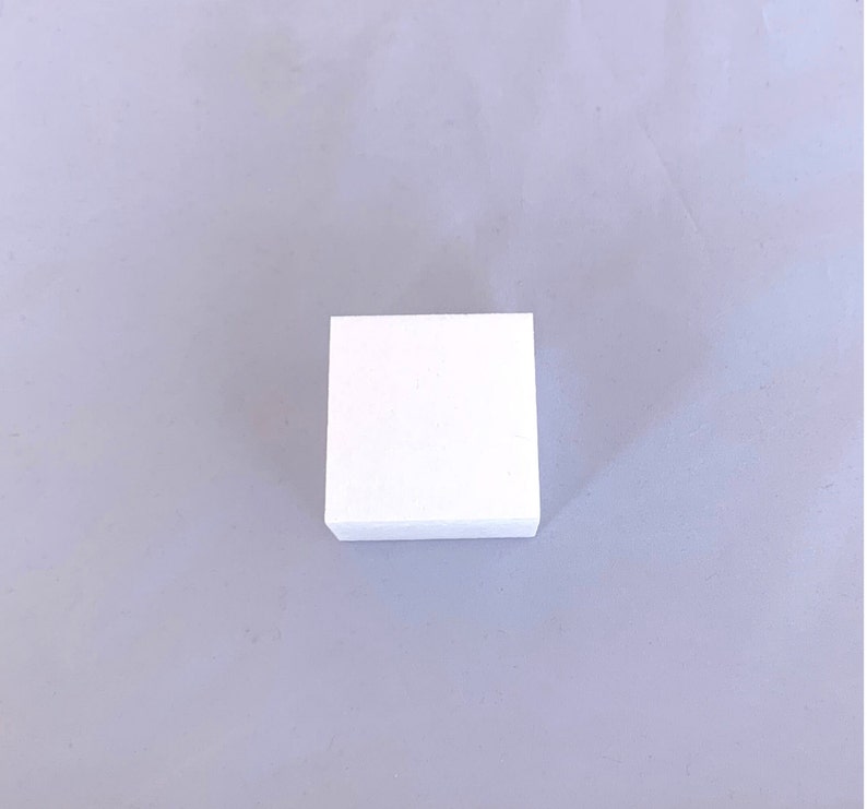 3x3x2'' Foam cube set of 6, 3x3x2 inches Ornament Foam, 8x8x5 cm Soft Foam Cubes, Square Styrofoam Cube, Polystyrene Foam image 3