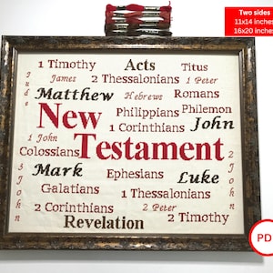 Christian Cross Stitch Pattern, Bible Cross Stitch Pattern, New Testament Cross Stitch Pattern, Counted Cross Stitch Pattern,  PDF download