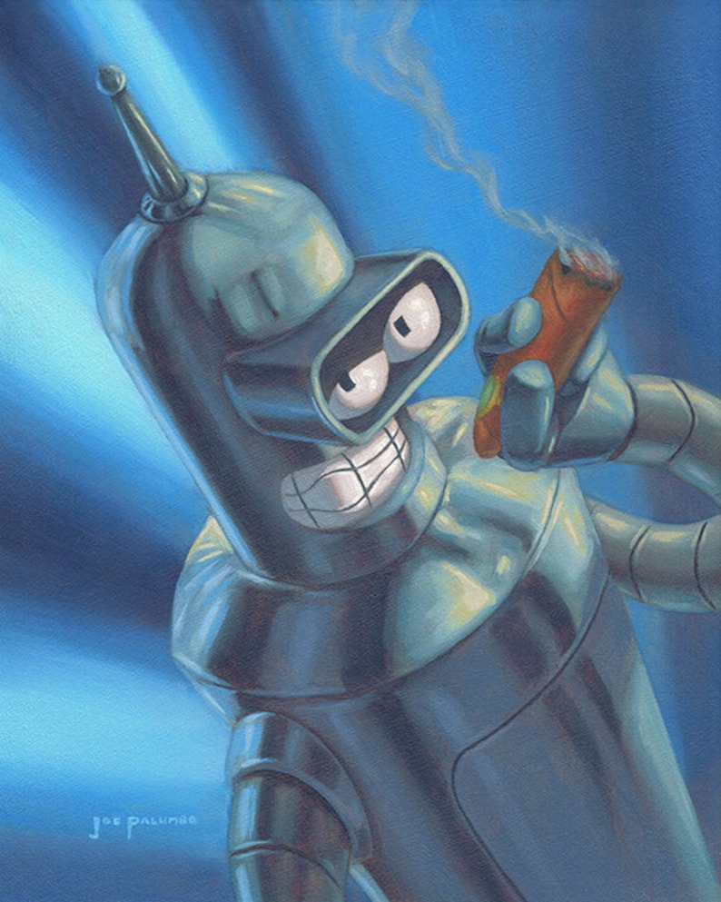 Bender from Futurama Print image 1