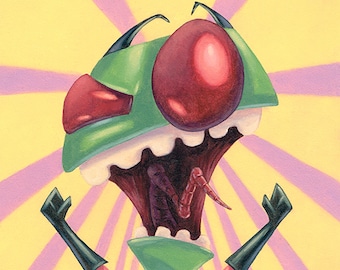 Invader Zim Print