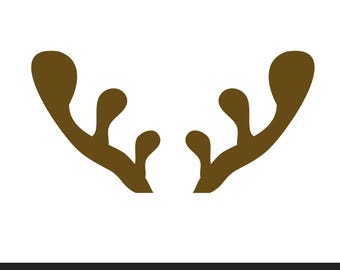 Archivo svg de astas de ciervo para cricut y silhouette, svg de vida silvestre, svg de caza, imágenes prediseñadas de ciervo, svg de decoración rústica, svg de bosque, svg de naturaleza,