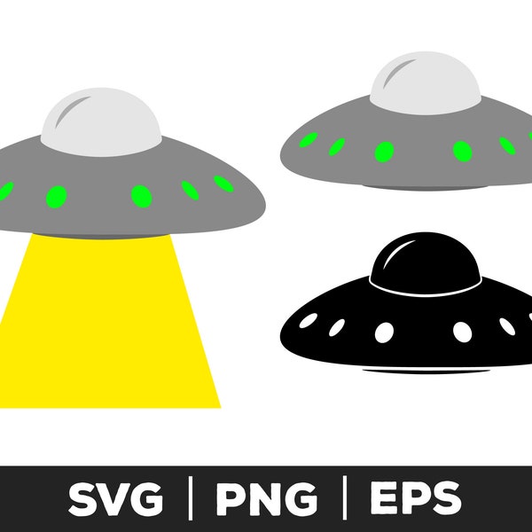 UFO svg, png, eps, UFO clipart, Space svg, Alien svg, Spaceship svg, Outer Space svg, Astronaut svg, Spaceship Svg Cut Files For Silhouette