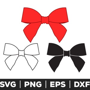 Bow SVG, Bow PNG, Bow EPS, Bow Clip Art, Bow Cut Files for Cricut, Bow Cut Files for Silhouette, pretty bow svg, hair bow svg, Bow Vector