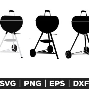 BBQ Grill svg, png, eps, dxf - BBQ Cut Files for Cricut and Silhouette