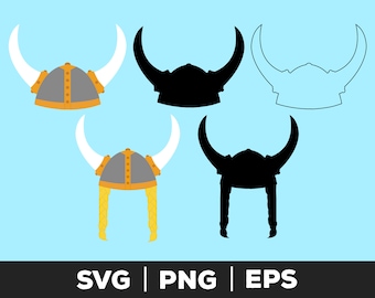 Viking Helmet svg, png, eps, dxf - Historical Cut Files for Cricut and Silhouette
