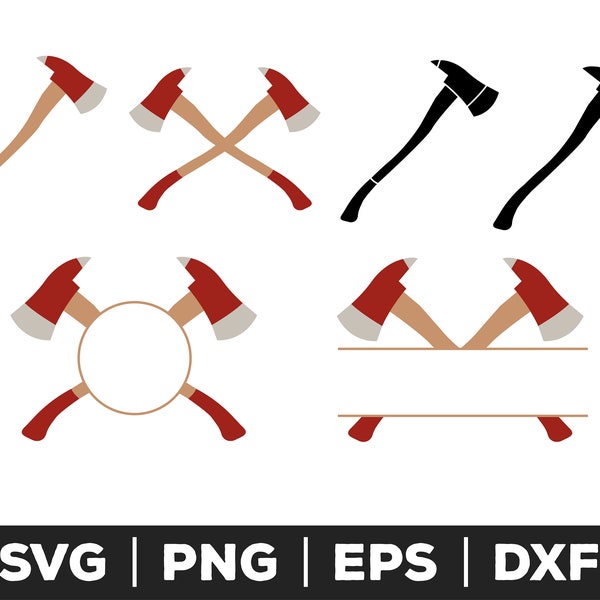 Fireman Axe SVG, Fireman Axe PNG, Fireman Axe EPS, Fireman Axe Clip Art, Fireman Axe Cut Files for Cricut, Fireman Axe Silhouette,