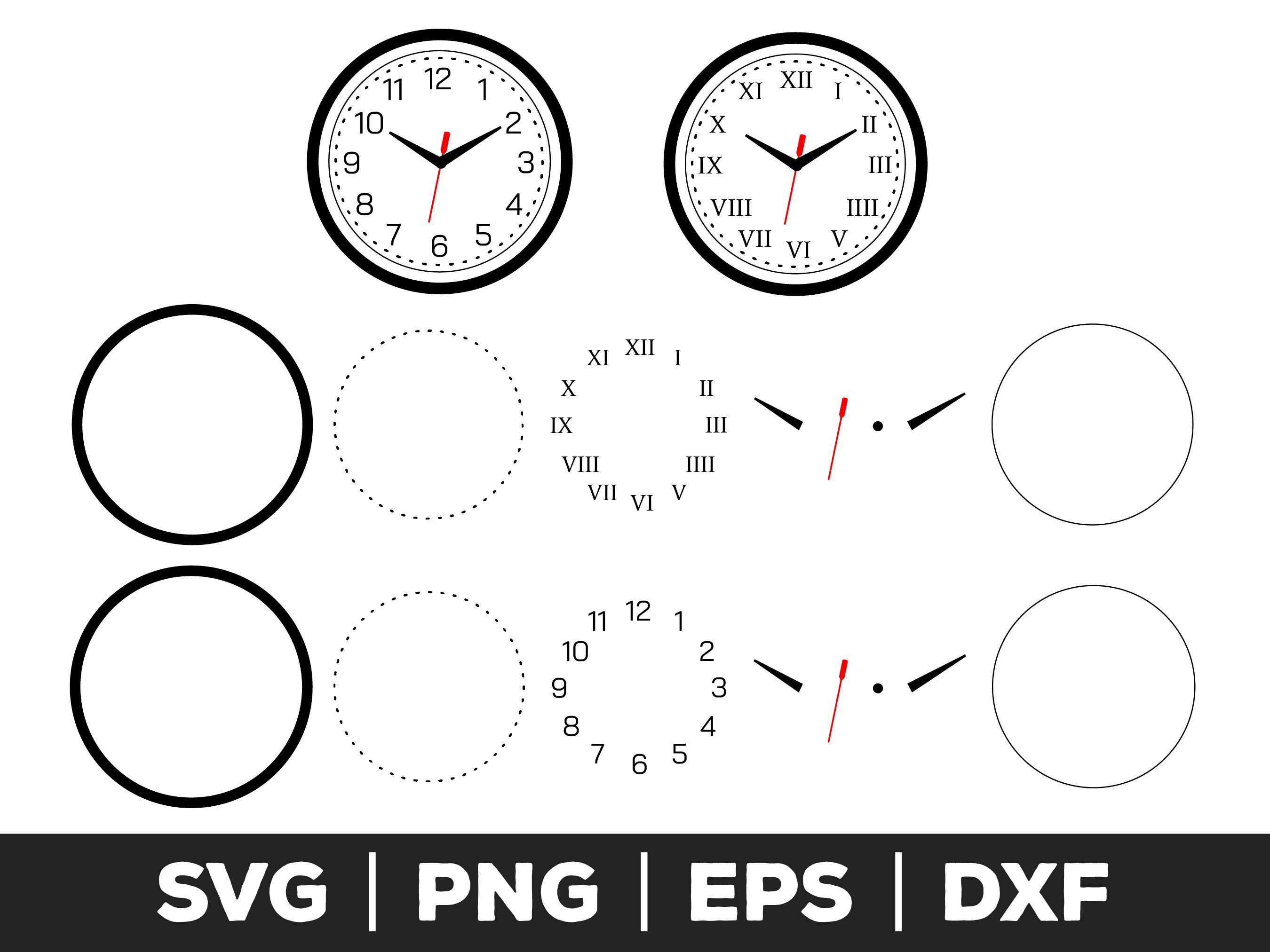 Blank Analog Clock Face Blank Analog Clock Face