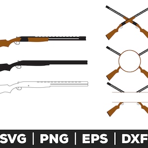 Double Barrel Shotgun svg, Double Barrel Shotgun png, Double Barrel Shotgun eps, Shotgun files for cricut, Shotgun clip art, commercial use