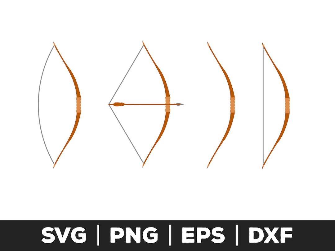 Archer Bow SVG, Archer Bow PNG, Archer Bow EPS, Archer Bow Clip Art