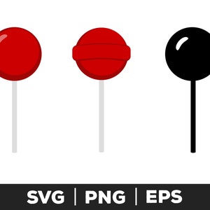Lollipop svg, png, eps, candy svg, lollipop bundle, party svg, lollipop clipart, food svg, candy clipart, commercial & personal use