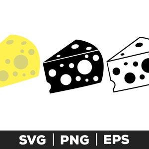 Cheese svg, png, eps, cheese clip art, food svg, cheese wedge svg, cheese vector, cheese slice svg, commercial & personal use