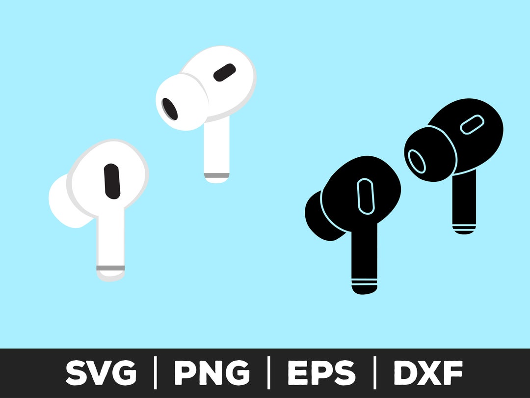 Airpods SVG, Airpods PNG, Airpods EPS, Airpods Clip Art, Airpods Cut