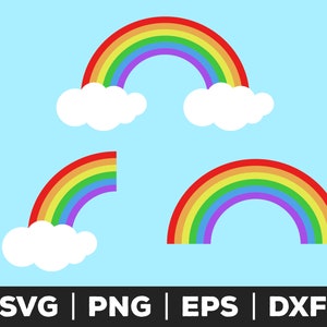 Rainbow svg, Rainbow png, Rainbow eps, Rainbow files for cricut, Rainbow files for silhouette, Rainbow clipart, free for commercial use