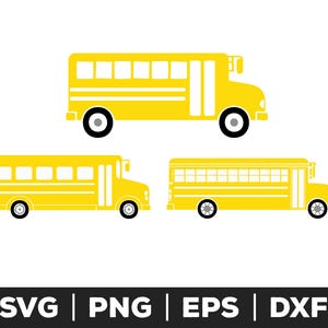 School bus svg, bus svg bundle, bus svg, back to school svg, dxf, jpeg, png, pdf, cutting files for Silhouette Cameo, Cricut, Bus Driver SVG
