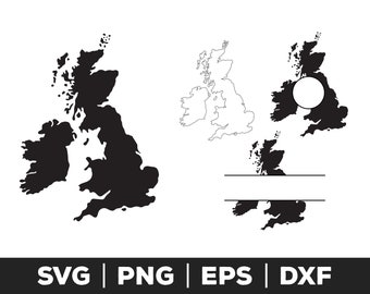 Reino Unido SVG, Reino Unido PNG, Reino Unido EPS, Reino Unido Archivos de corte Cricut, Reino Unido Silueta,