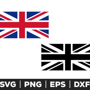 Drapeau Union Jack SVG, drapeau Union Jack PNG, drapeau Union Jack EPS, clipart drapeau Union Jack, drapeau Union Jack fichiers coupés pour Cricut, drapeau britannique