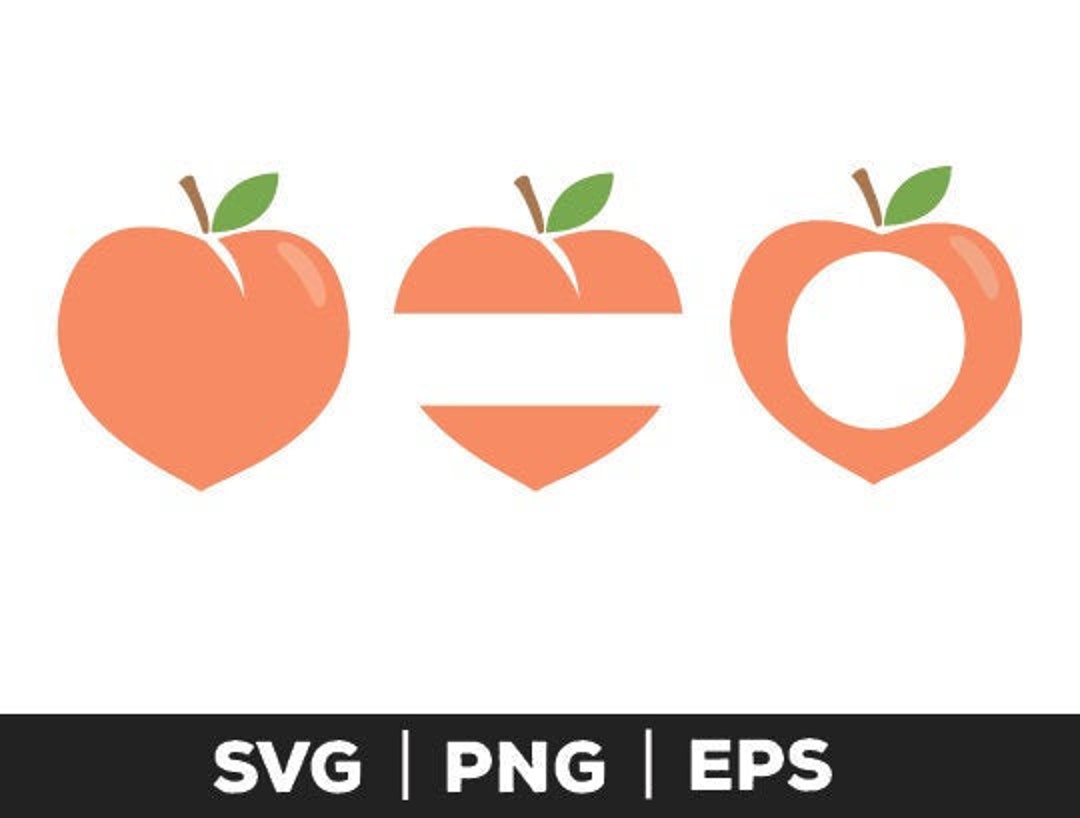 Peach Svg, Peach Svg Cricut, Peach Svg Bundle, Instant Download