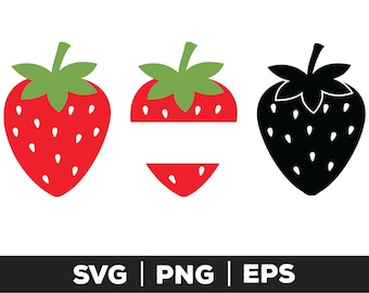 Strawberry - Instant Download, Digital Download, svg, eps, png, Strawberry svg cricut, Strawberry svg bundle