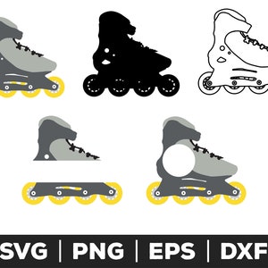 Roller Skates SVG, Roller Skates PNG, Roller Skates EPS, Roller Skates Cut Files for Cricut, Roller Skates Cut Files for Silhouette,