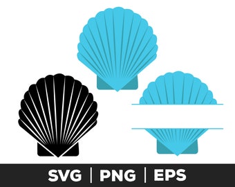 Seashell svg, png, eps, Sea shell clipart, Seashell cut files sea shell, summer svg, beach svg, shell svg, digital download, commercial use
