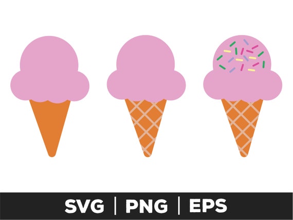 Three Balls Ice Cream Icon PNG & SVG Design For T-Shirts