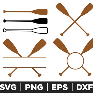 Crossed Paddles svg, Paddles eps, Crossed Paddles png, Paddles cut files for cricut, Paddles cut files for silhouette, Paddle clipart