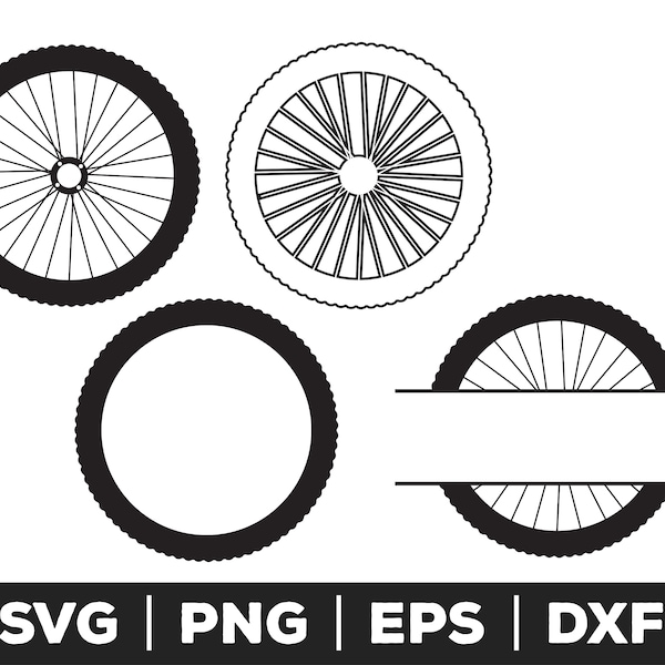 Pneu de vélo svg, png de pneu de vélo, eps de pneu de vélo, fichiers de coupe de pneu de vélo pour cricut, fichiers de coupe de pneu de vélo pour la silhouette, vélo svg