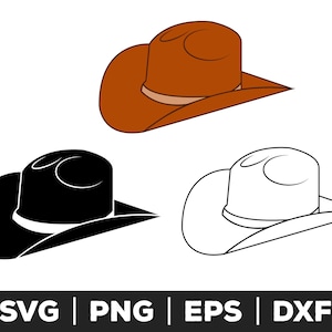 Cowboy Hat svg, png, eps, Western, Southern, Cowgirl Cowboy Hat cut file, cowgirl svg, cowboy, Rodeo svg, Ranch svg, commercial use