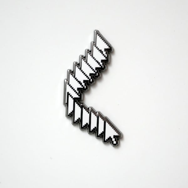 Frozen Cursor Pin | Aesthetic & Vaporwave Accessories